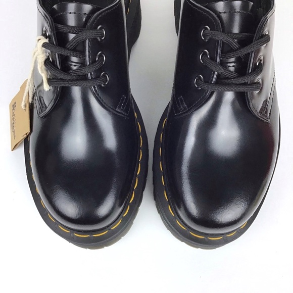 Dr. Martens 1461 Quad Platform Leather Oxfords - Picture 4 of 7